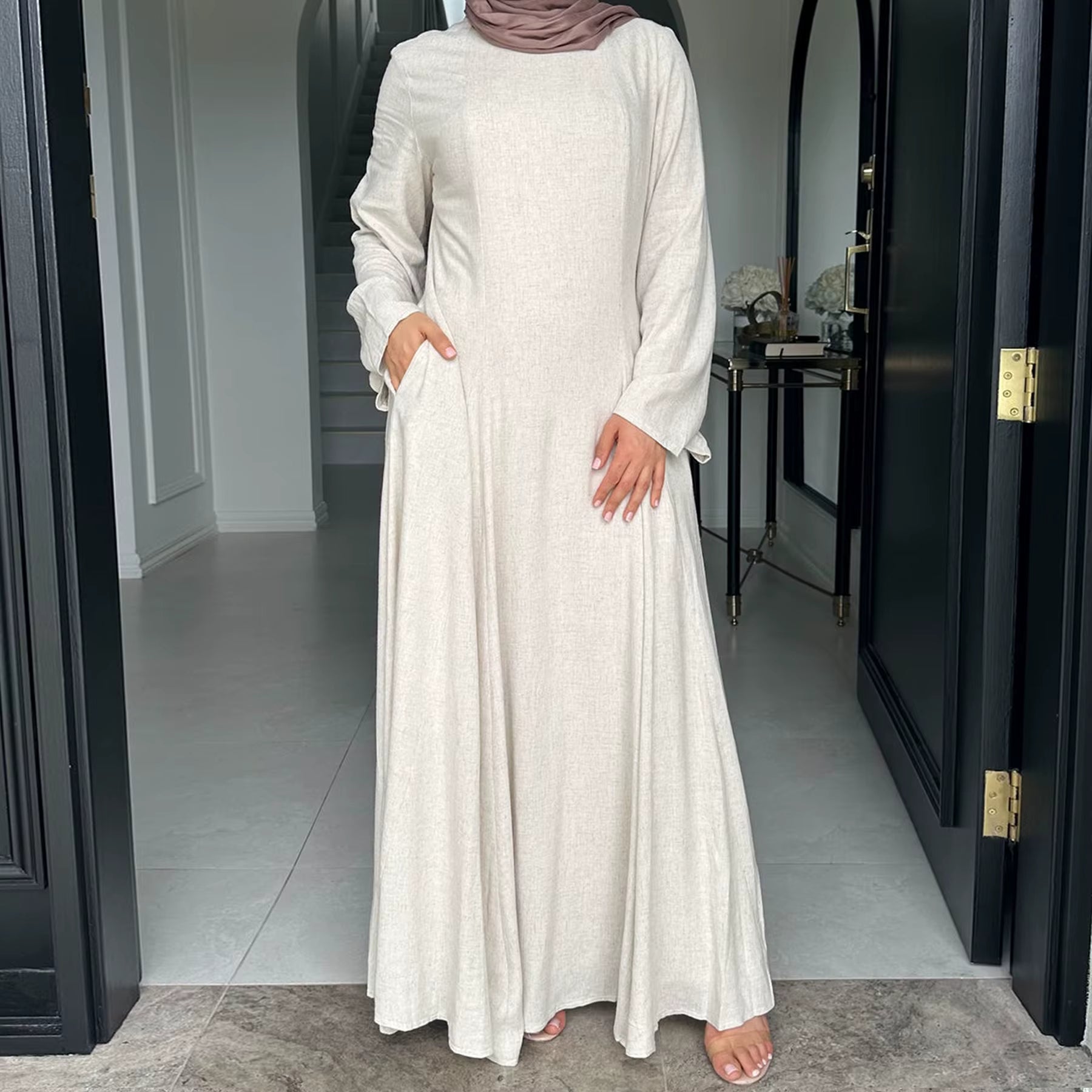 Leyli Tie Waist Maxi Dress
