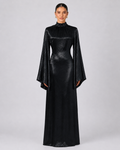 Samira Shimmer Dress - Black