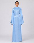 Samira Shimmer Dress - Baby Blue