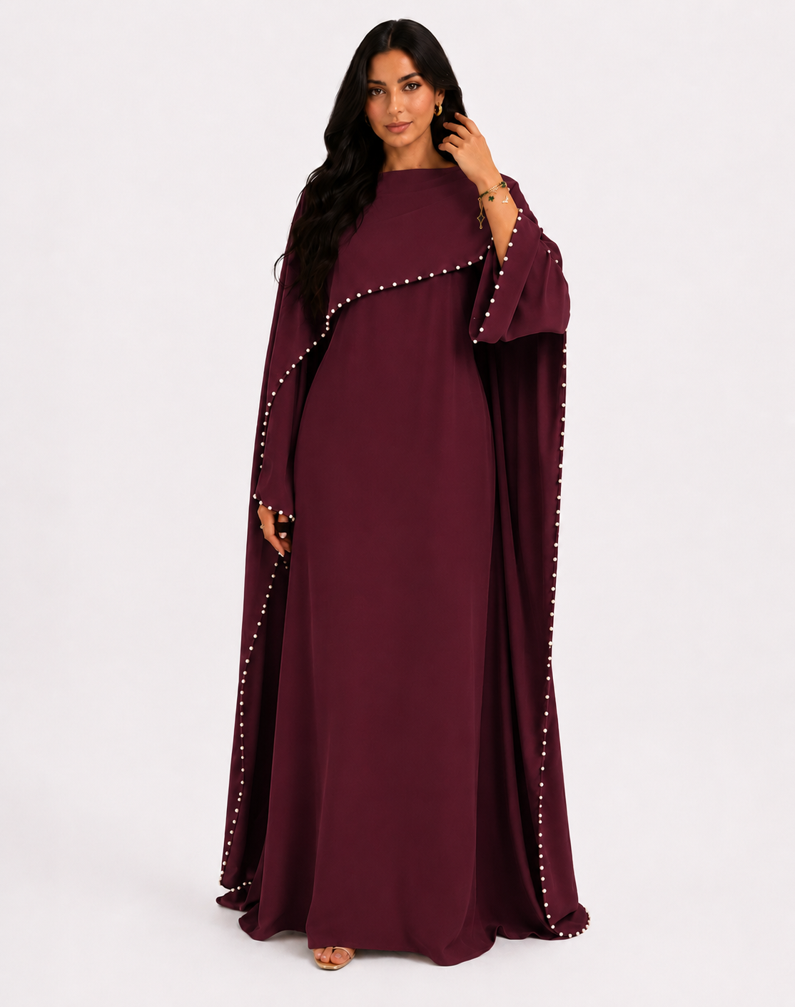 Layla Pearl Shawl Dress