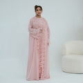 Nayla Lace Abaya Set - Pink