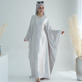 Soraya Shimmer Kaftan Dress - White